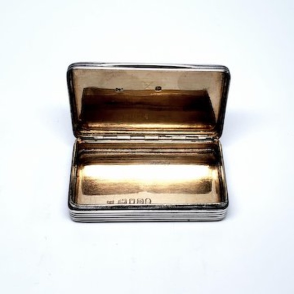 Antique George III Sterling Silver Snuff Box by Cornelius Bland #4355 - Picture 5 of 8